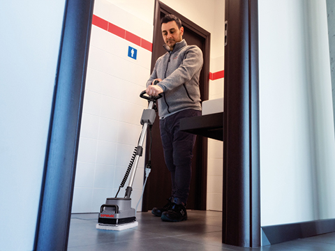 What is a mini orbital floor machine for cleaning floors