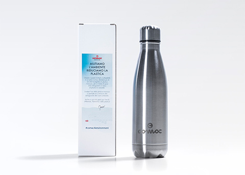 Concrete actions: Comac's commitment to sustainability stainless steel bottles