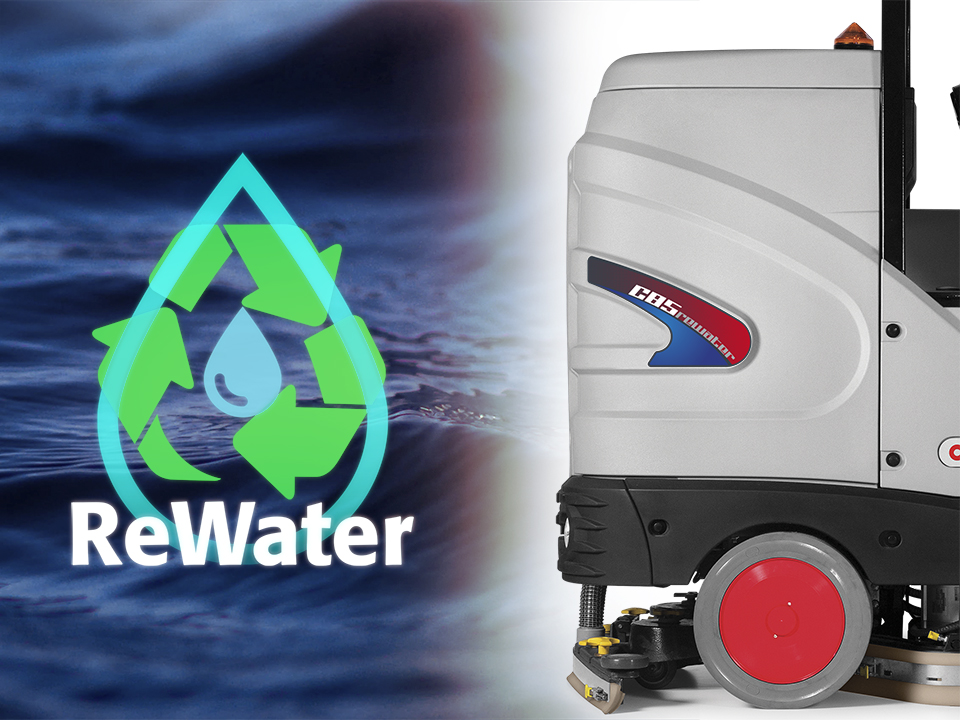 Comac ReWater the technology to reuse the water from floor scrubbers