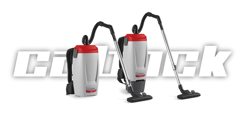 CA BACK E and CA BACK B professional backpack vacuum cleaners by Comac