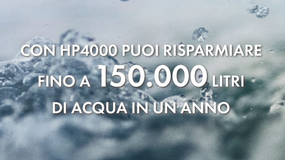 Risparmia fino a 150000 litri di acqua in un anno con la spazzatrice stradale Comac HP4000