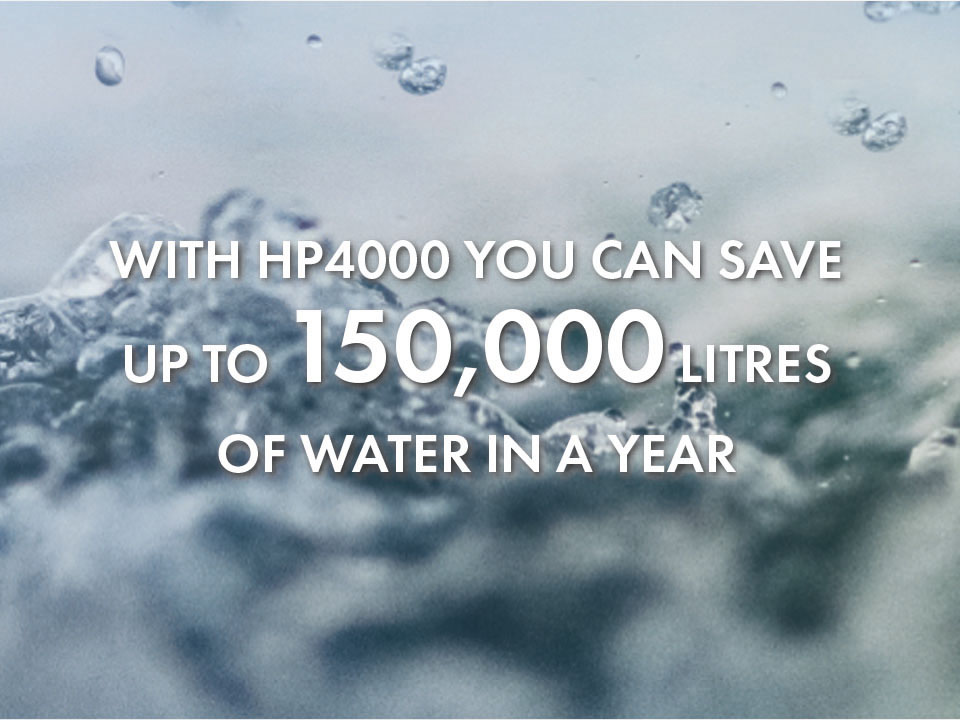Save up to 150.000 liters of water in a year thanks to the Comac HP4000 street sweeper