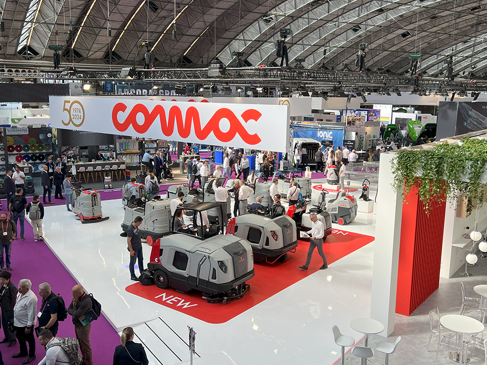 The Comac booth at Interclean Amsterdam 2024