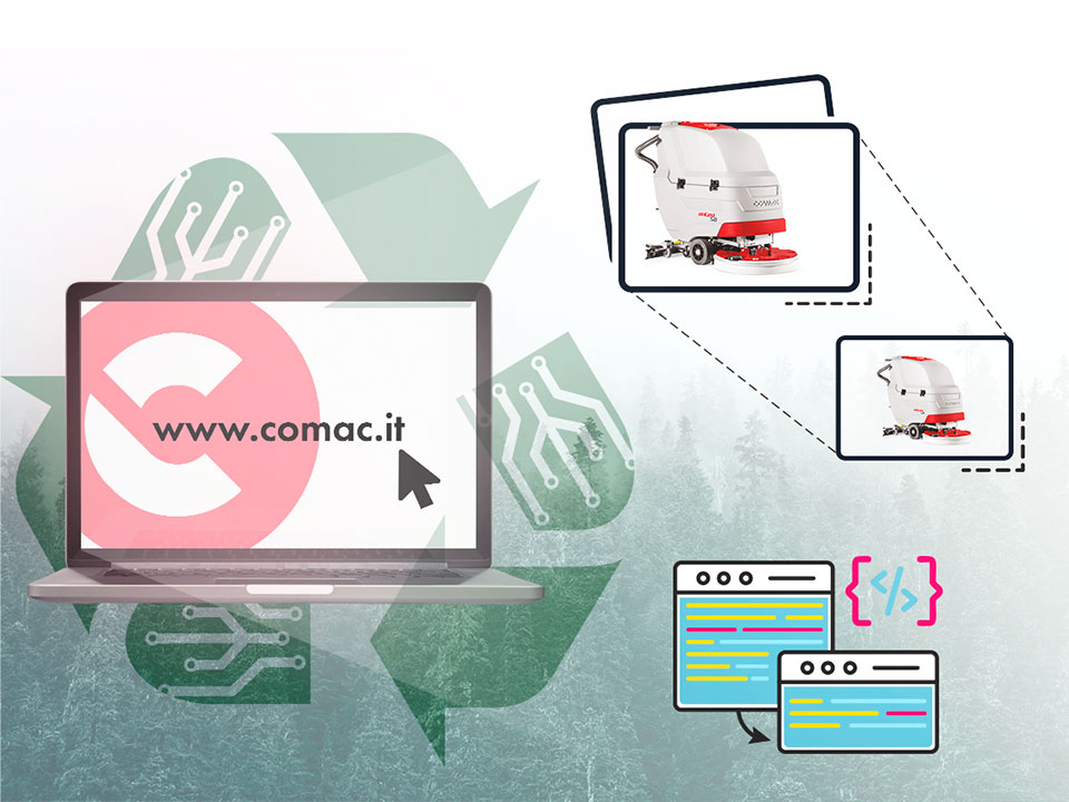 Miglioramento del sito Comac per la sostenibilità digitale