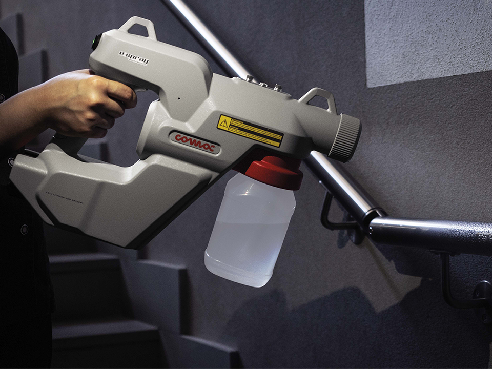 Comac E-Spray Electrostatic per samificazione nell'industria alimentare