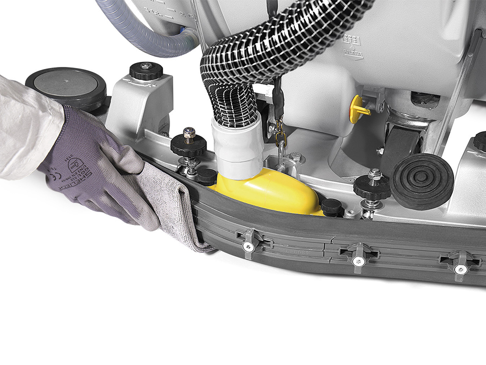 Pulizia del tergi della lavasciuga per migliorare le prestazioni di asciugatura