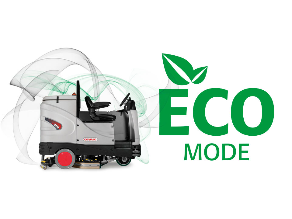 ECO Mode per il risparmio di risorse durante le operazioni di pulizia