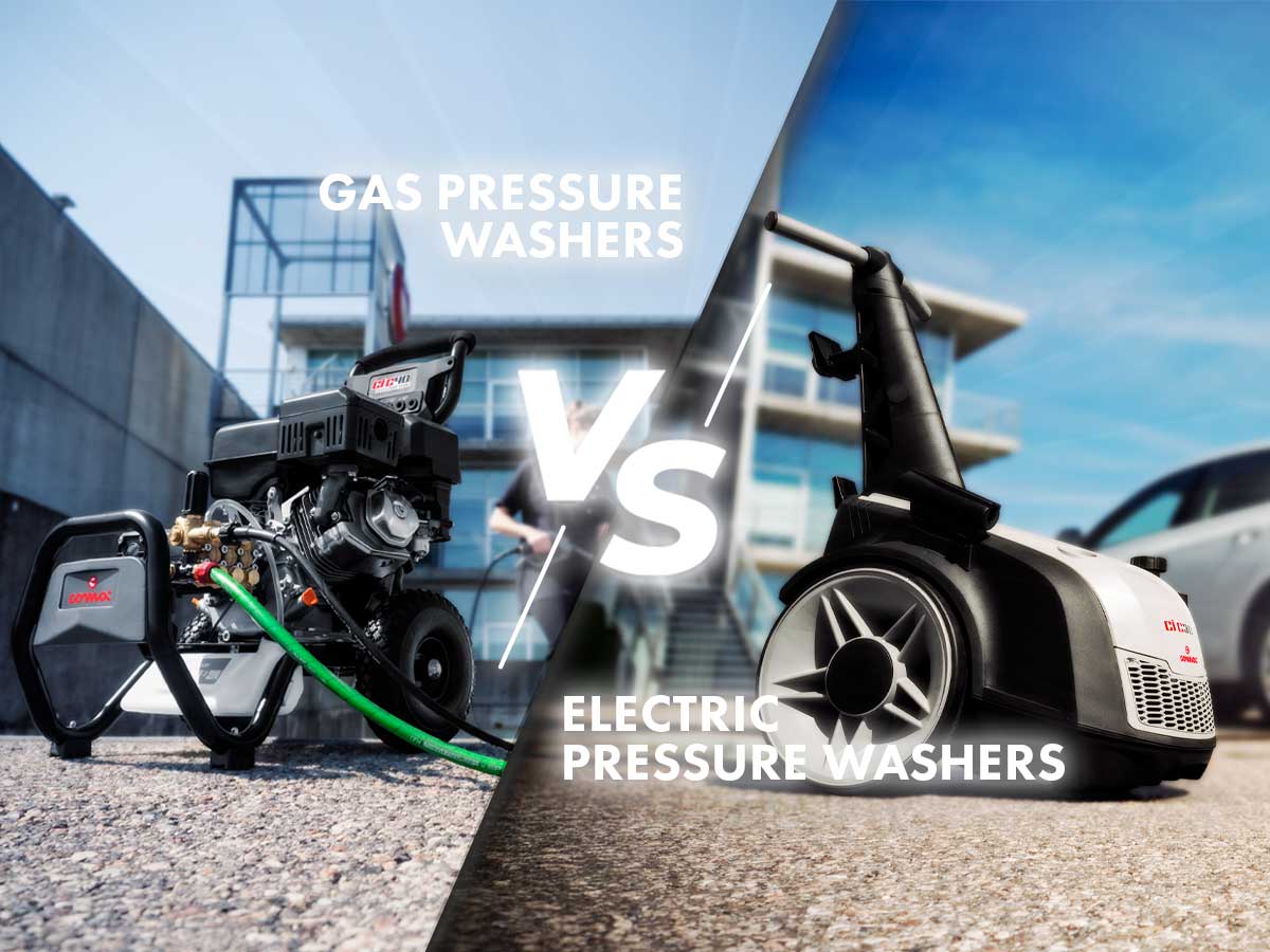Gas vs Electric Pressure Washers: Which Is Better? The Ultimate Buying Guide – The Comac Blog