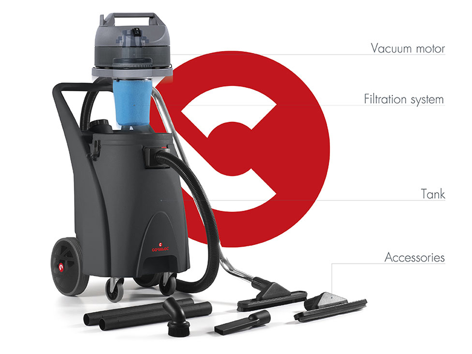 How does a wet and dry vacuum cleaner work?