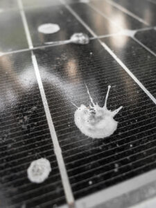 Sporco su pannelli fotovoltaici