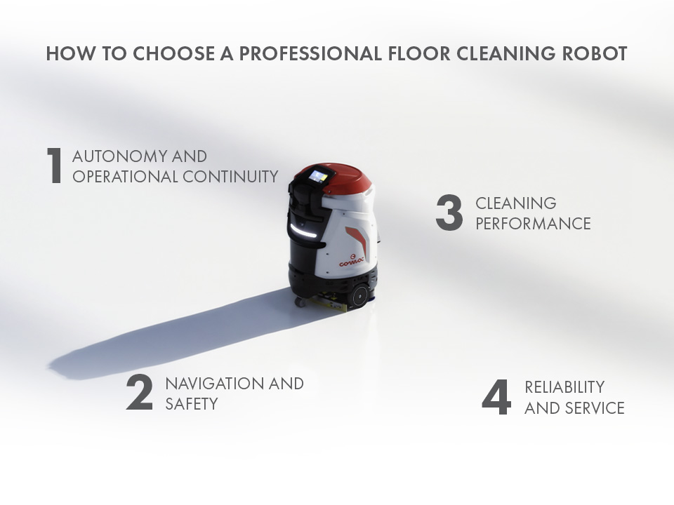 How to choose a professional floor cleaning robot: 4 key parameters