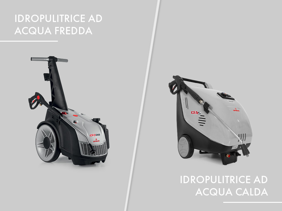 Idropulitrice ad acqua fredda CI C20 o ad acqua calda CI H5